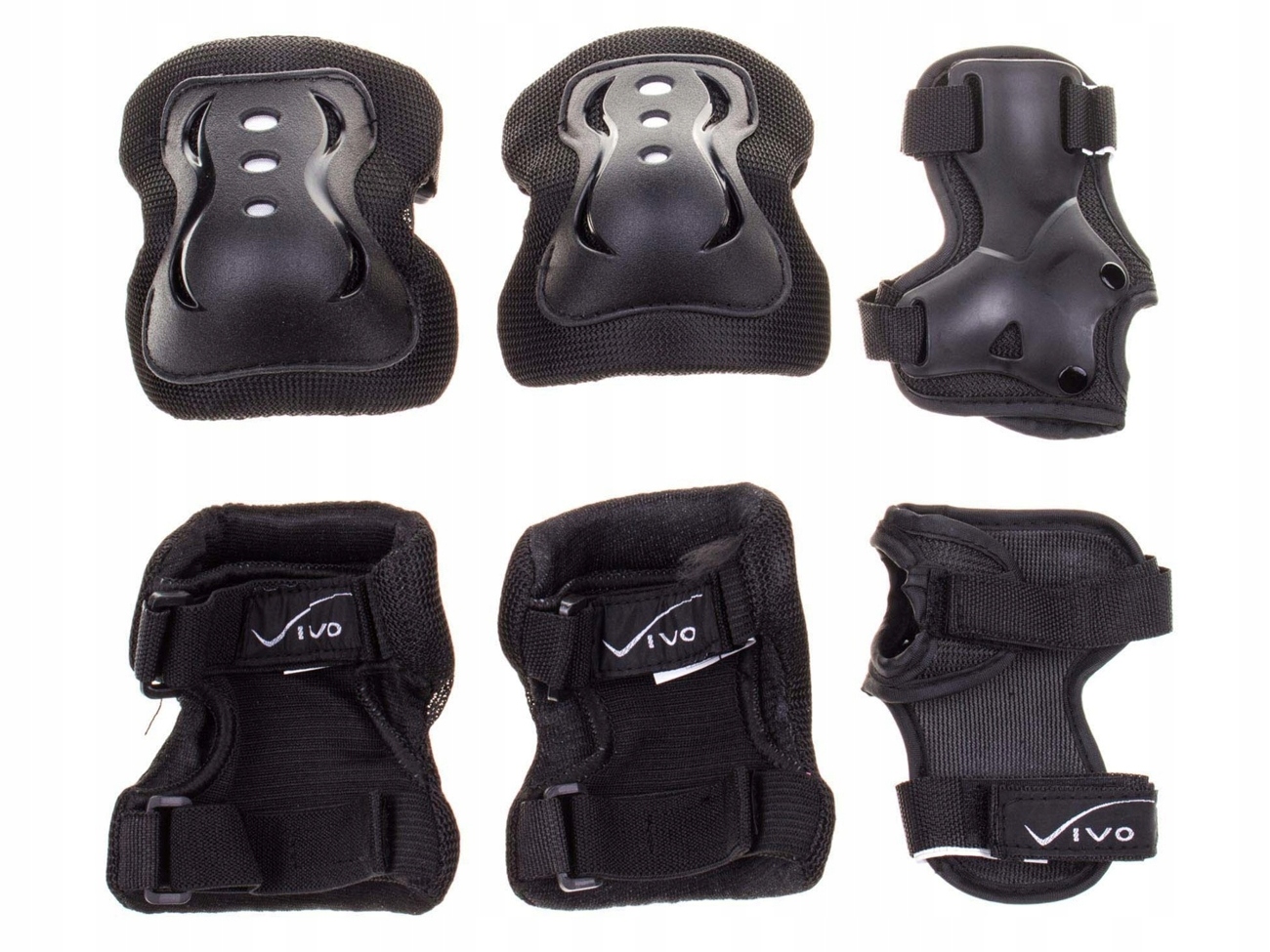 Ochraniacze 3cz. XS Jr BLACK/BLACK