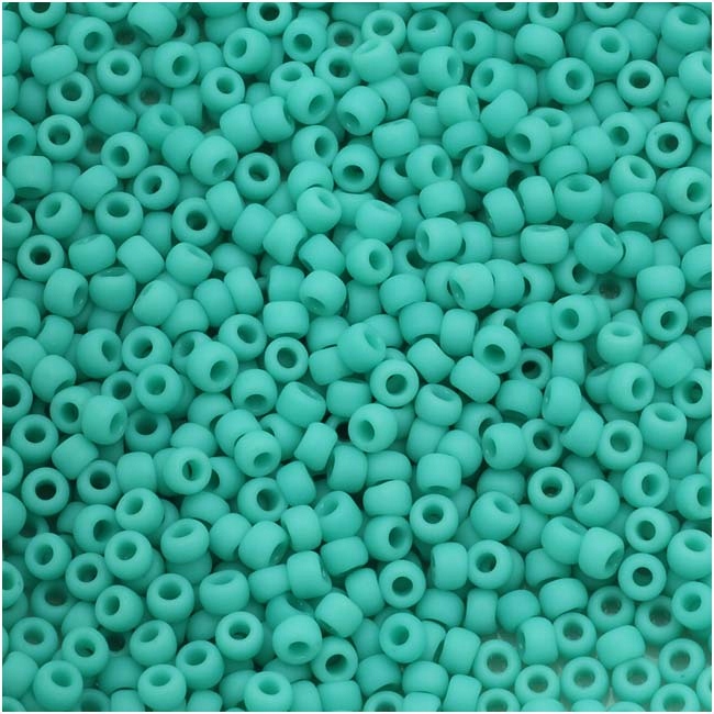 Toho Round Opaque-Frosted Turquoise 11/0-55F
