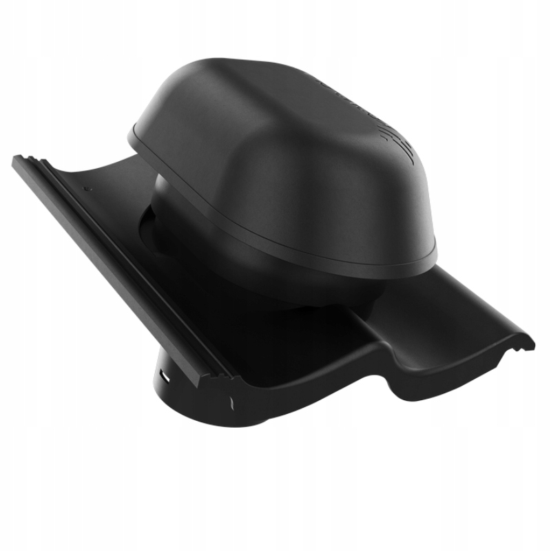 Sanitární odvětrávací komín fi150 střešní tašky Moravska Hodonka Černá