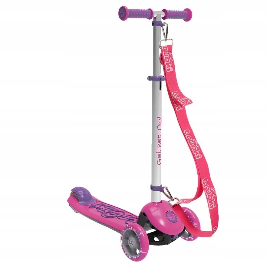 Składana Hulajnoga Trunki Różowa, Duża
