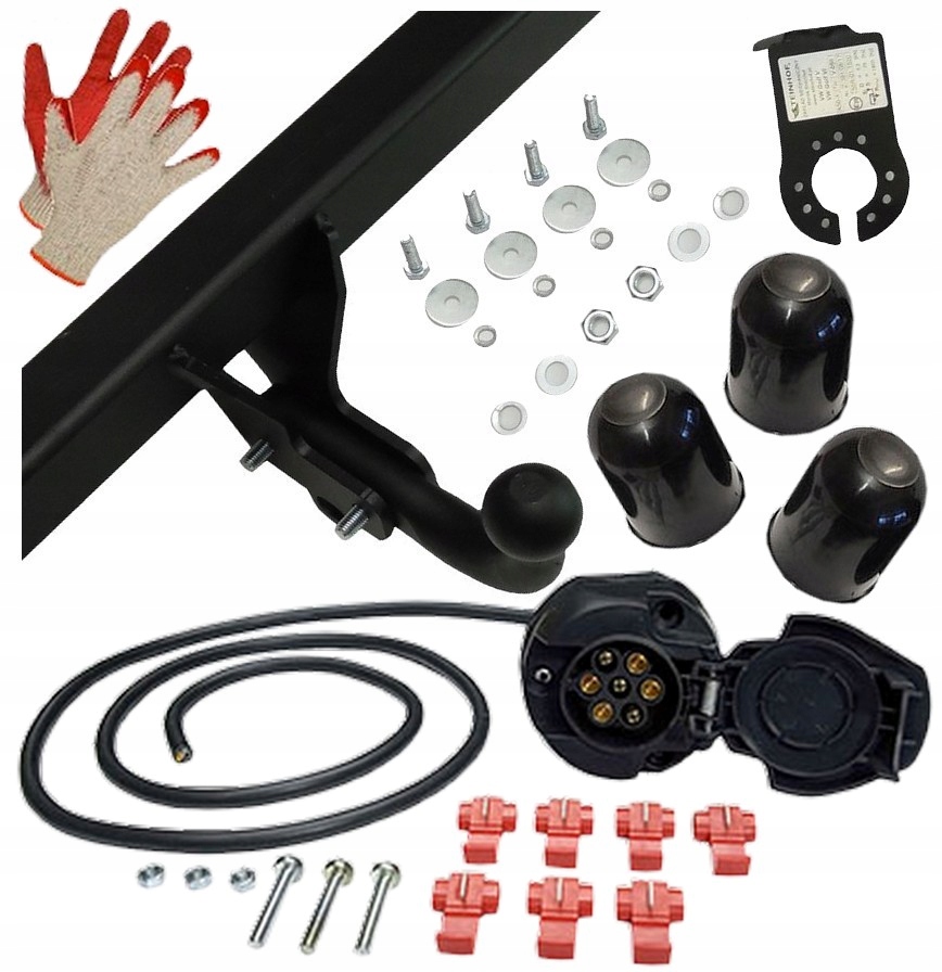 1800KG HAK HOLOWNICZY+WIĄZKA do VW VOLKSWAGEN GOLF 5 V PLUS 6 VI 2003do2012 Homologacja tak