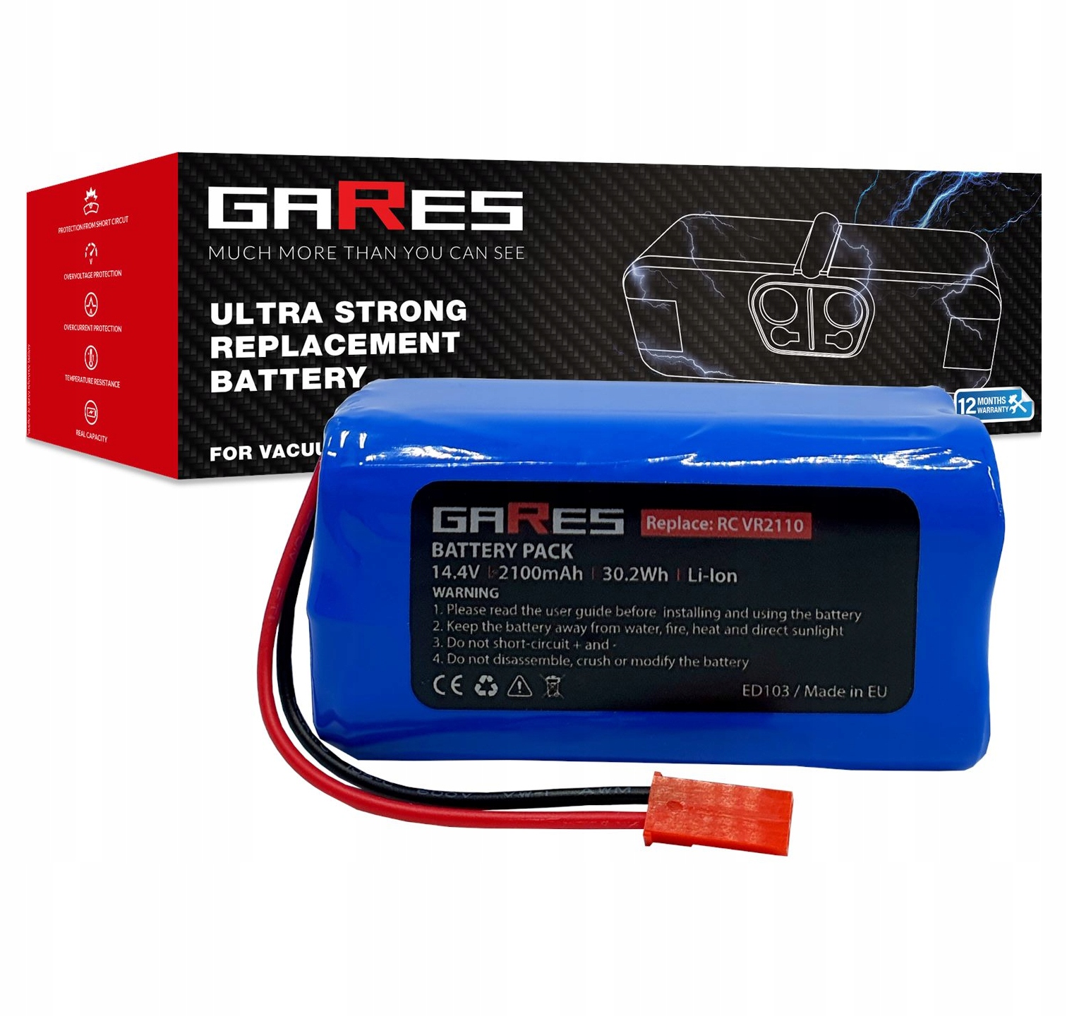 Baterie Akumulátor pro Concept VR2110 14,4V 2,1AH