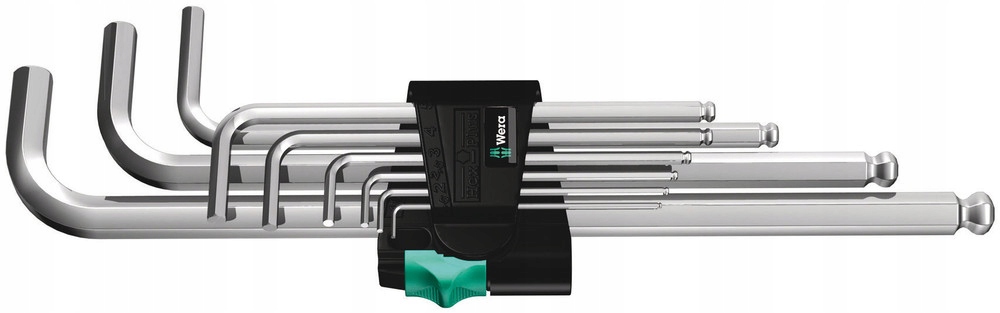 

Wera Klucze imbusowe z kulką chrom 1,5-10 mm Hex