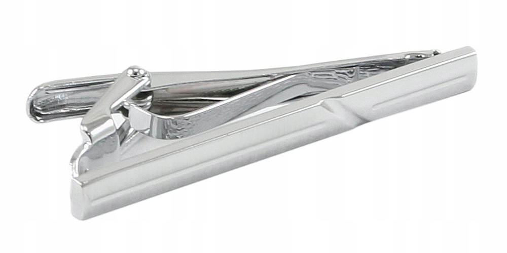 Elegancka Spinka do Krawata: 5cm -ALTIES- Srebrna