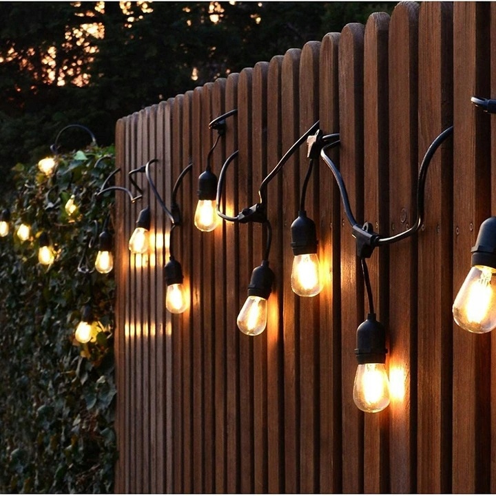GIRLANDA ŚWIETLNA Ogrodowa Lampki ogrodowe do ogrodu 10m METRÓW 10 LED Odległość między żarówkami 100 cm