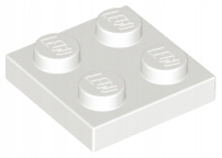 

Lego 3022 Płytka 2x2 biała Nowa (1g)