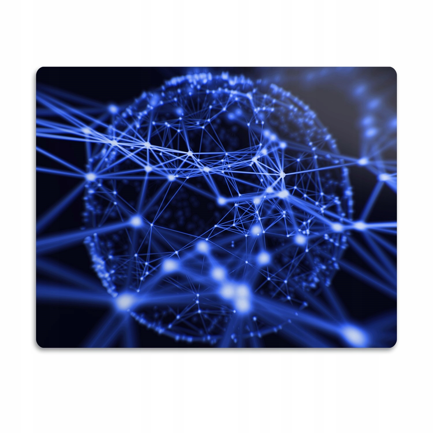 Levně Pro psa a kočku podložka pod misku Modrý vzor 60x40