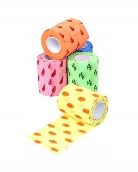 Levně Bandáž Kruuse Fun-Flex Summer 5 cm x 4,5 m, 10 ks