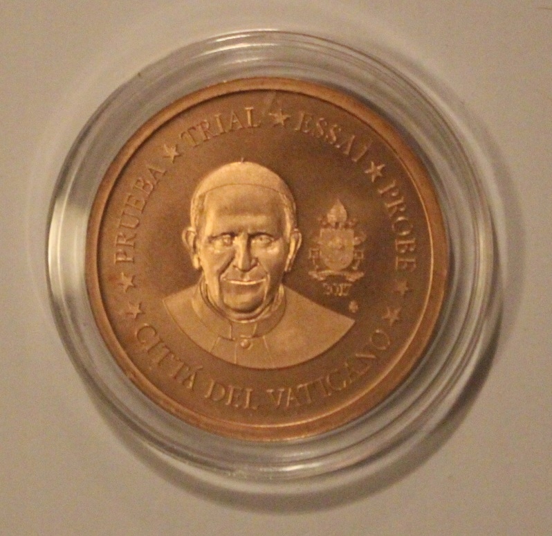 WATYKAN 2017 5 EURO CENT CENTÓW PAPIEŻ FRANCISZEK SPECIMEN PRÓBA RZADKOŚĆ