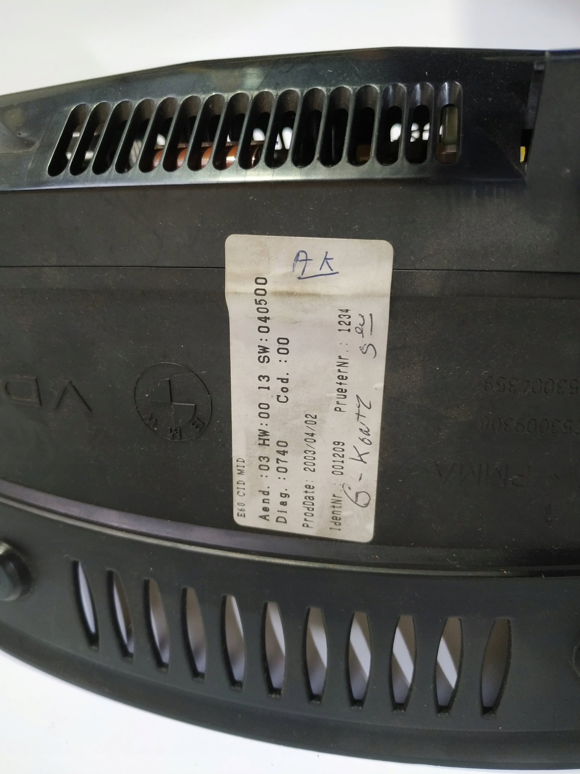 display MONITOR NAVI BMW 5 E60 E61 6935559
