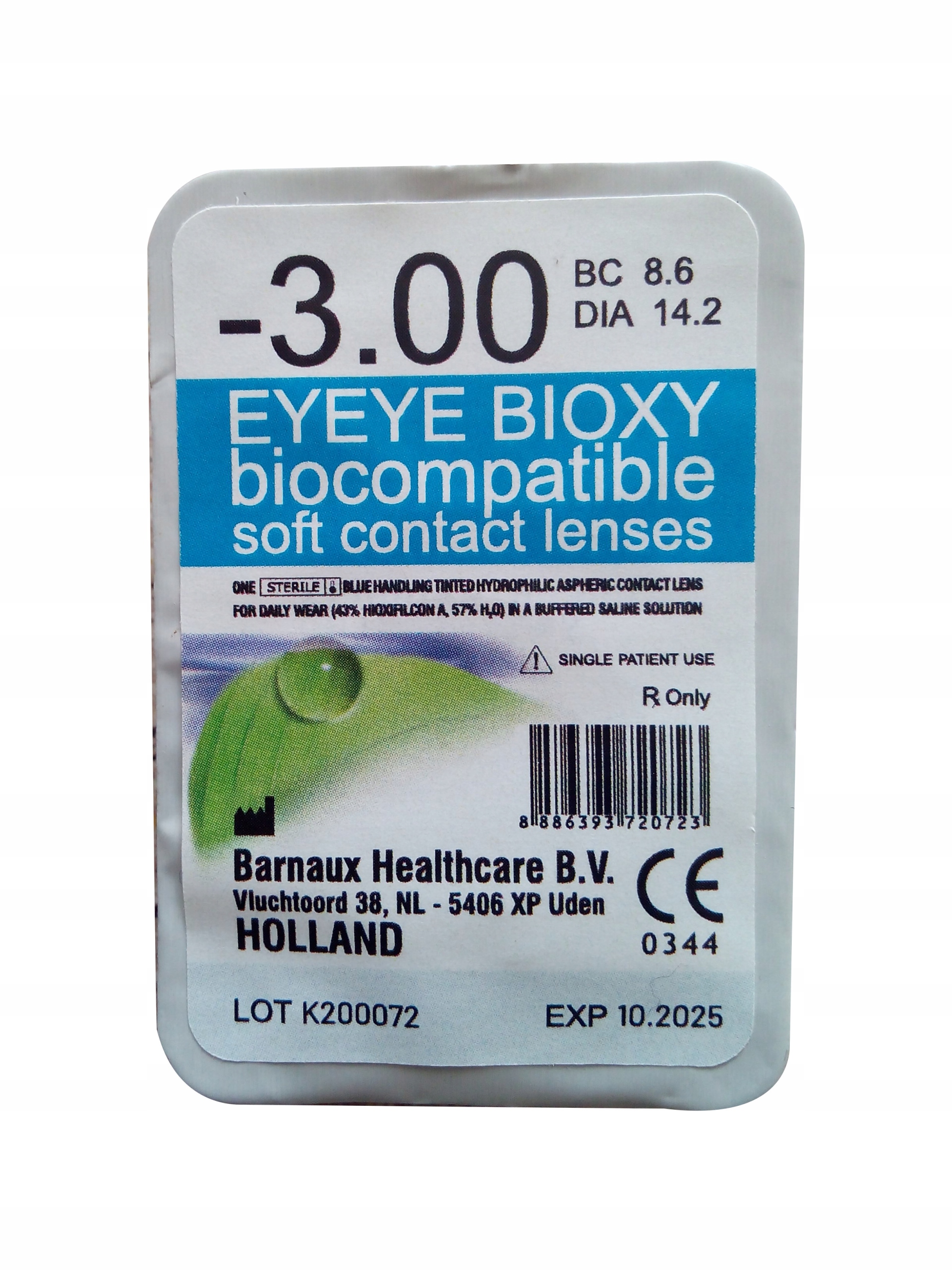 

Eyeye Bioxy soczewka kontaktowa miesięczna 1szt