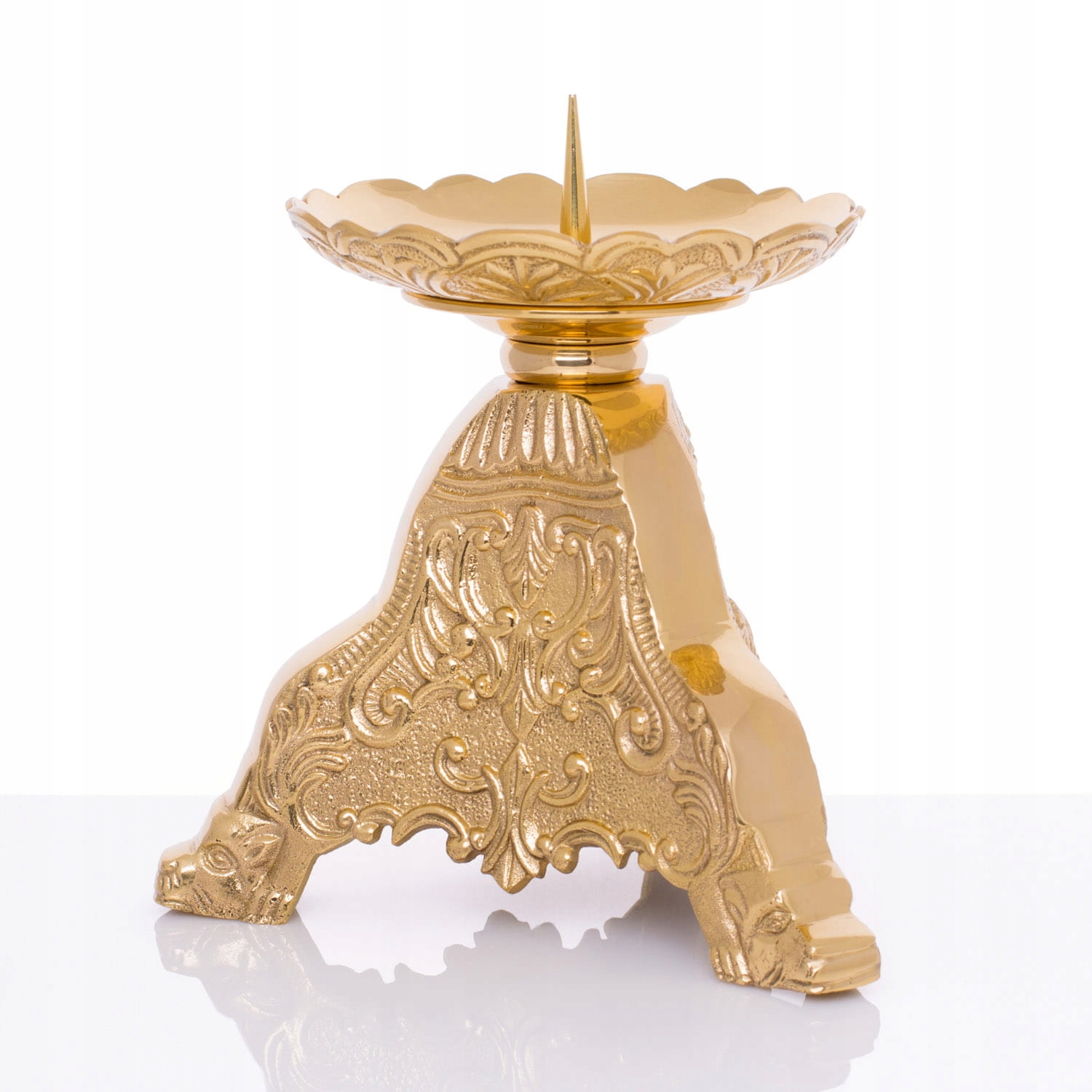 Lichtarz mosiężny 17 cm