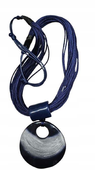 Elegantní Náhrdelník V Barvě Navy Blue – Modrá Perleťová Hmota