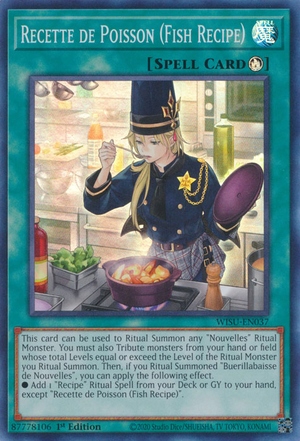 Yu-Gi-Oh! TCG: Recette de Poisson (Fish Recipe)