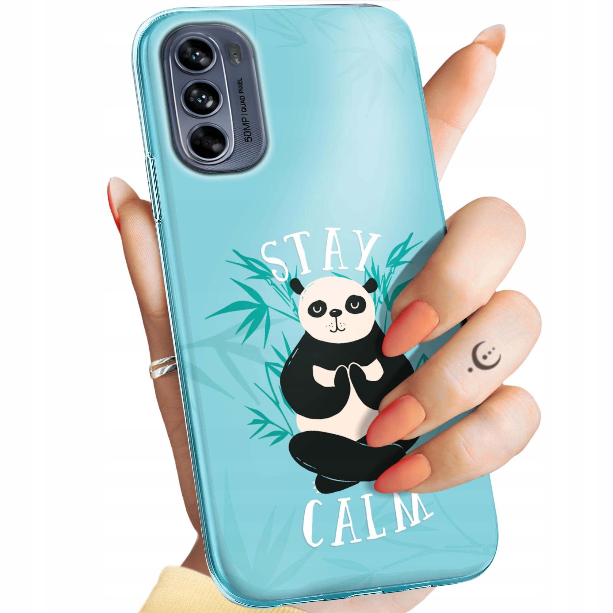 Etui Do Motorola Moto G62 5G Panda Bambus Pandy Obudowa Pokrowiec