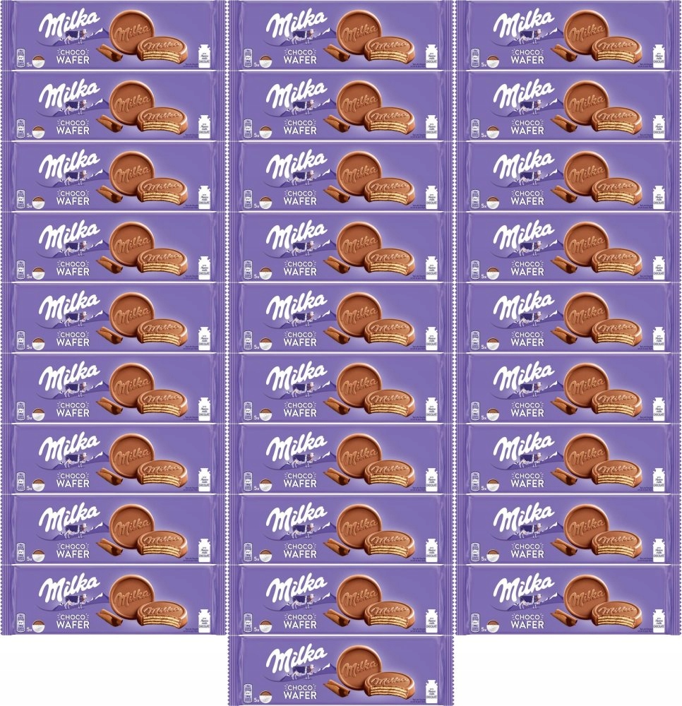 Ciastka Milka Choco Wafer, wafelki z kremem kakaowym 150 g x28