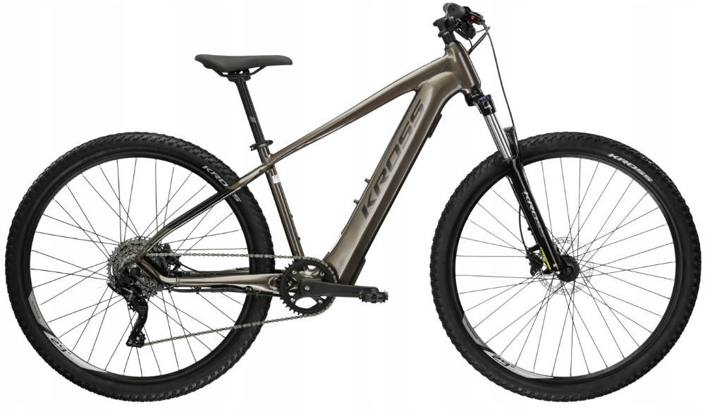 Kross elektryczny Mtb Hexagon Boost 2.0 brązowy koło 29" rama 19" L