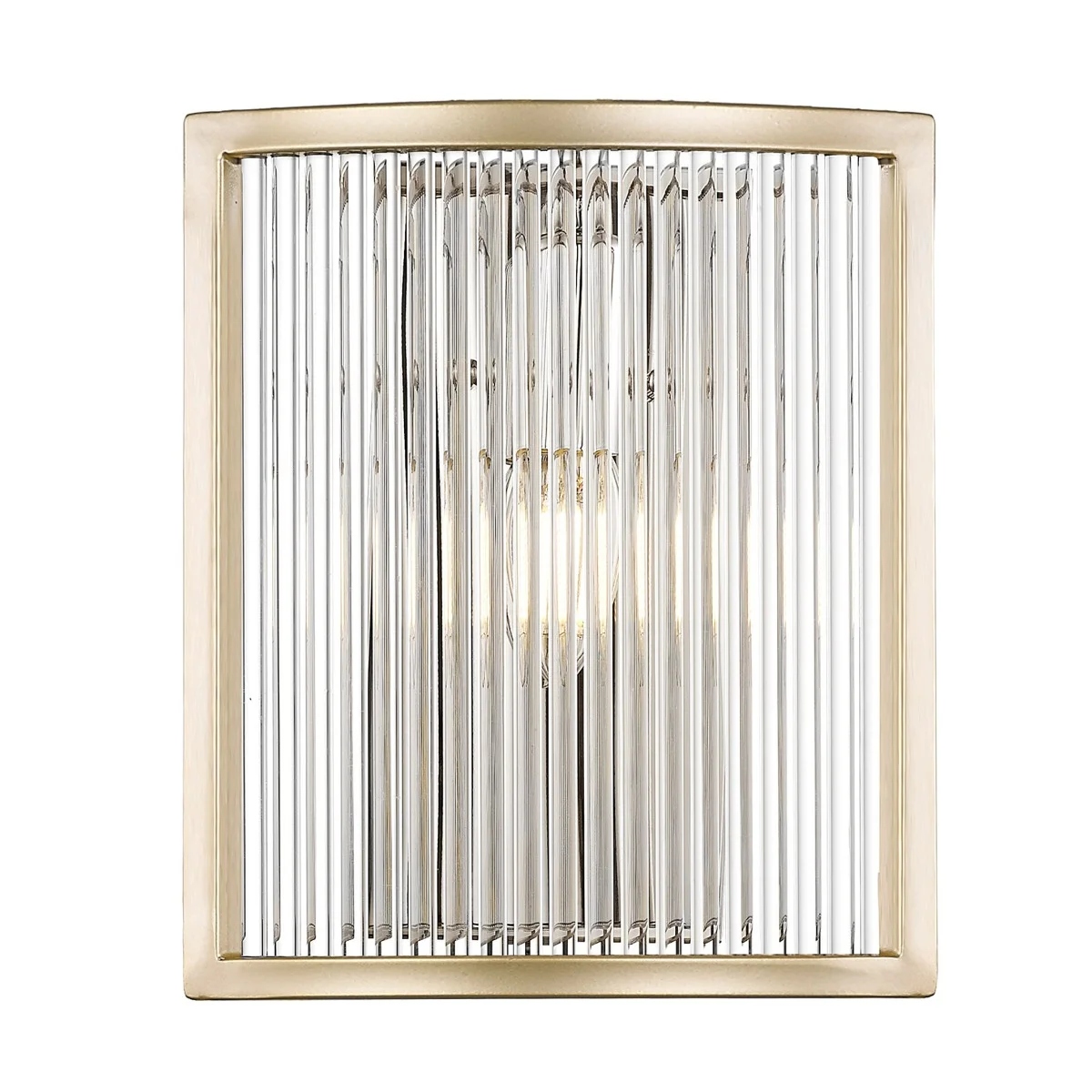 Nástenná lampa so zlatými sklenenými tyčami Art Deco glamour do spálne Zuma Line