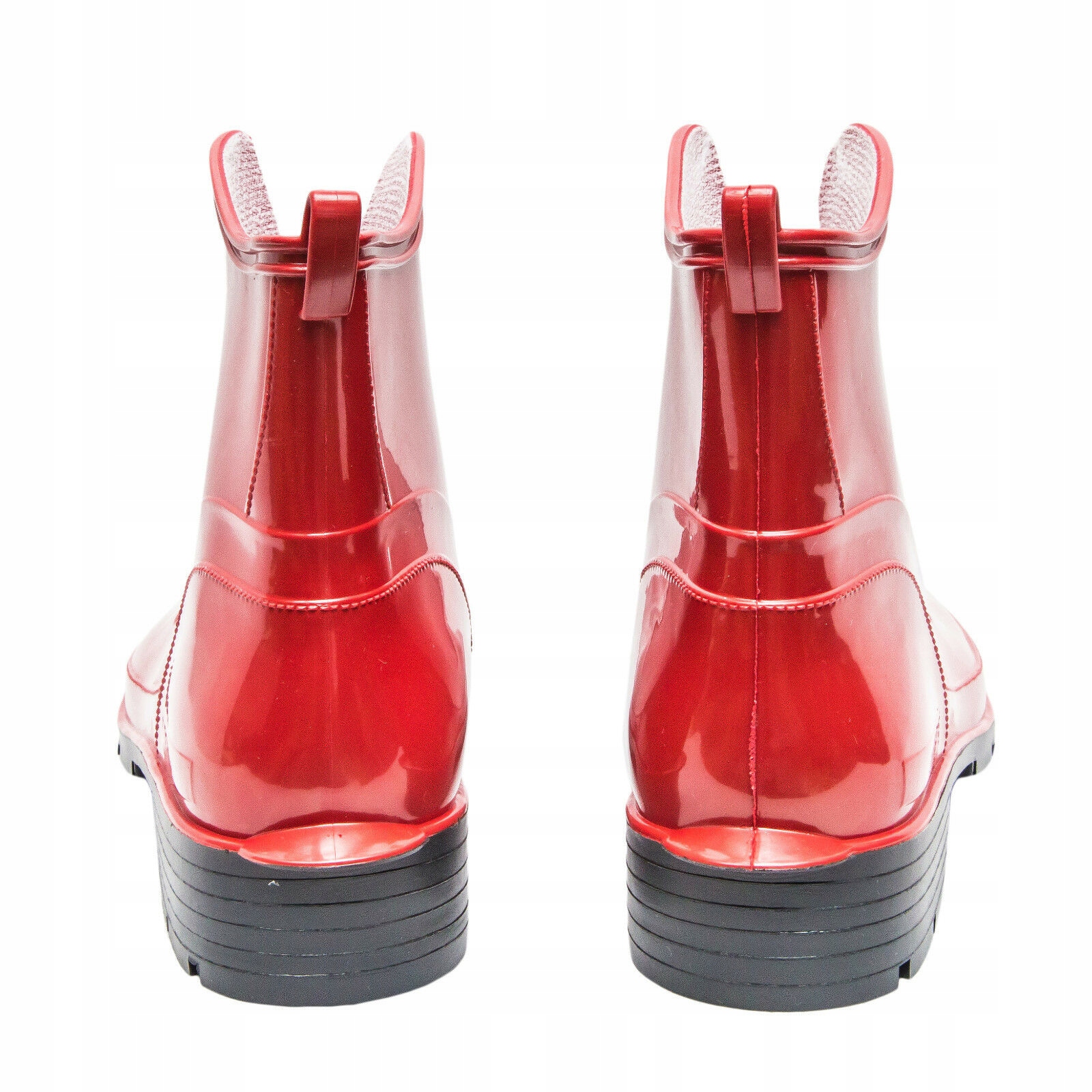 KALOSZE SZTYBLETY KRÓTKIE MELISKI CZERWONE ELKE 40 Długość wkładki 25.5 cm