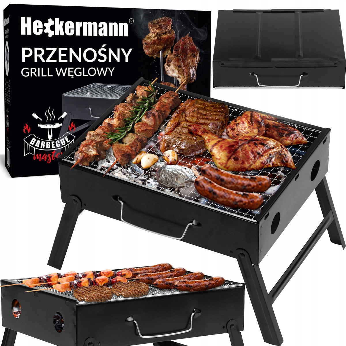 

Grill Turystyczny Przenośny Składany Talerze Eko