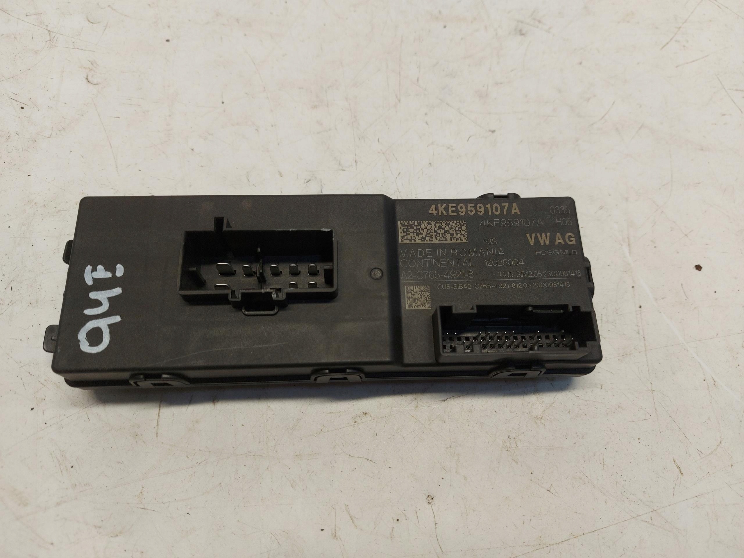 Audi Q4 E-TRON 89A 89E module control unit bonnet 4KE959107A