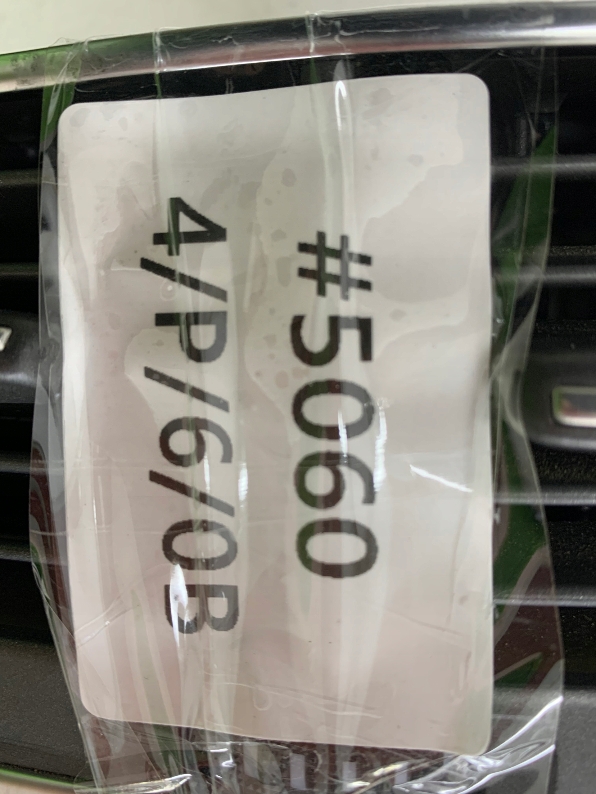 AUDI A6 C6 grid air conditioning devices rear part 4F0819203B