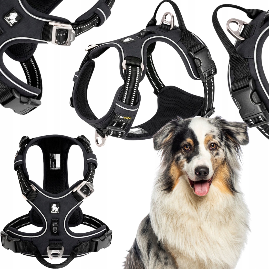 Szelki Dla Psa Easy Walk Truelove Front Line Premium Cordura Czarne L