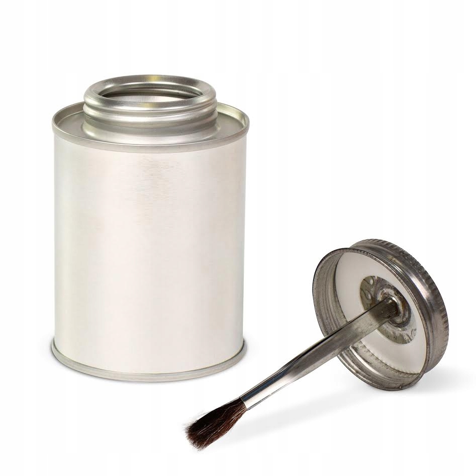

Pojemnik metalowy z pędzelkiem 250 ml.