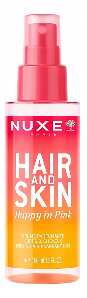 Nuxe Hair and Skin mlha na tělo a vlasy Happy in Pink 100 ml