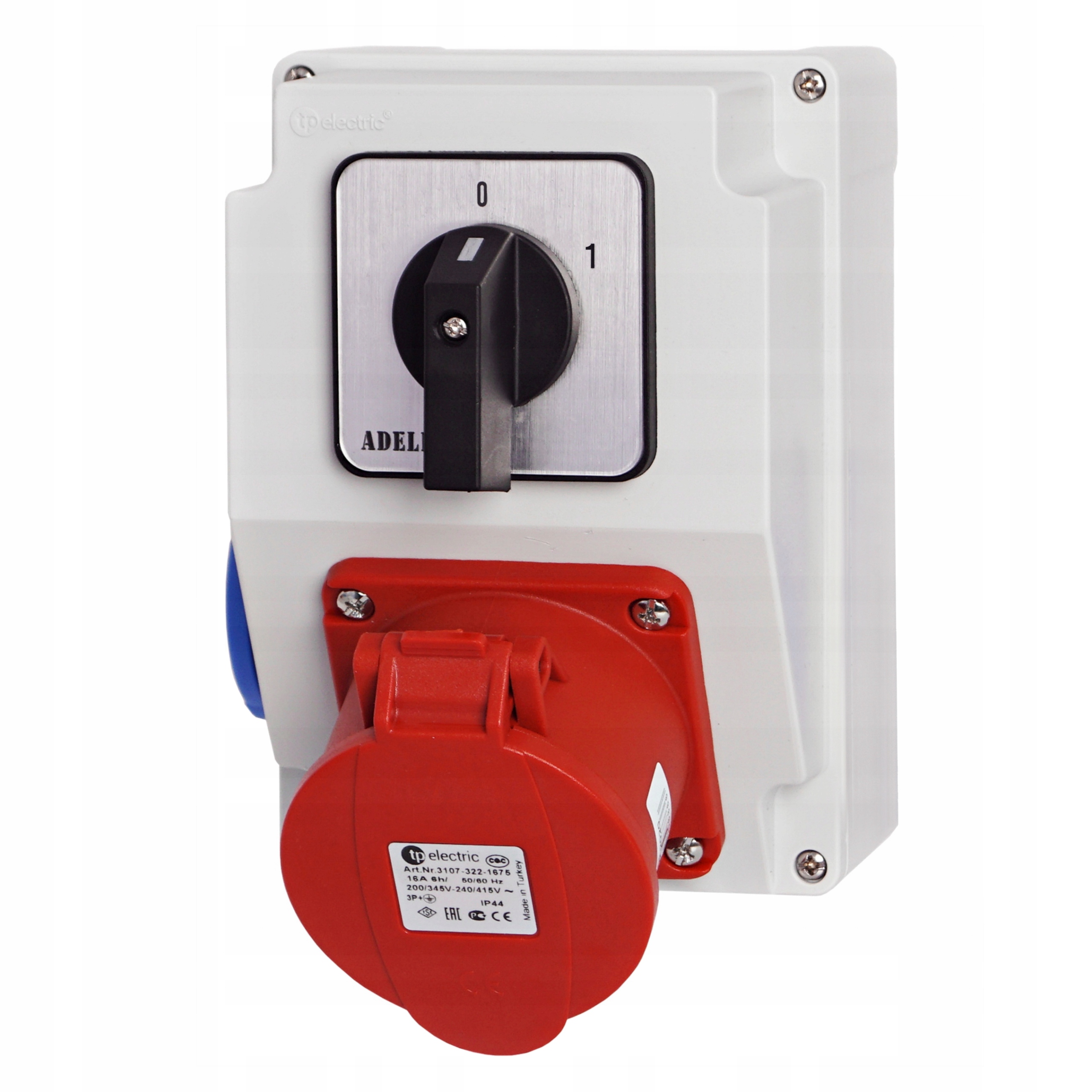 

Rozdzielnica Z Wyłącznikiem 0-1 32A 4P 1x230