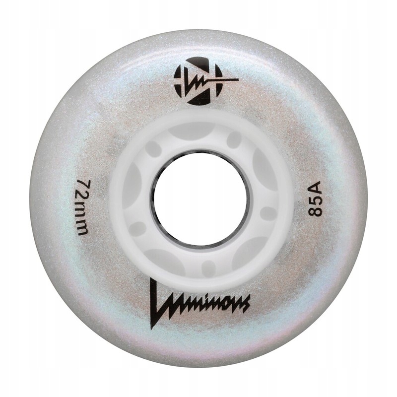 Koła Świecące Do Rolek Luminous Nacre 72MM Brokat