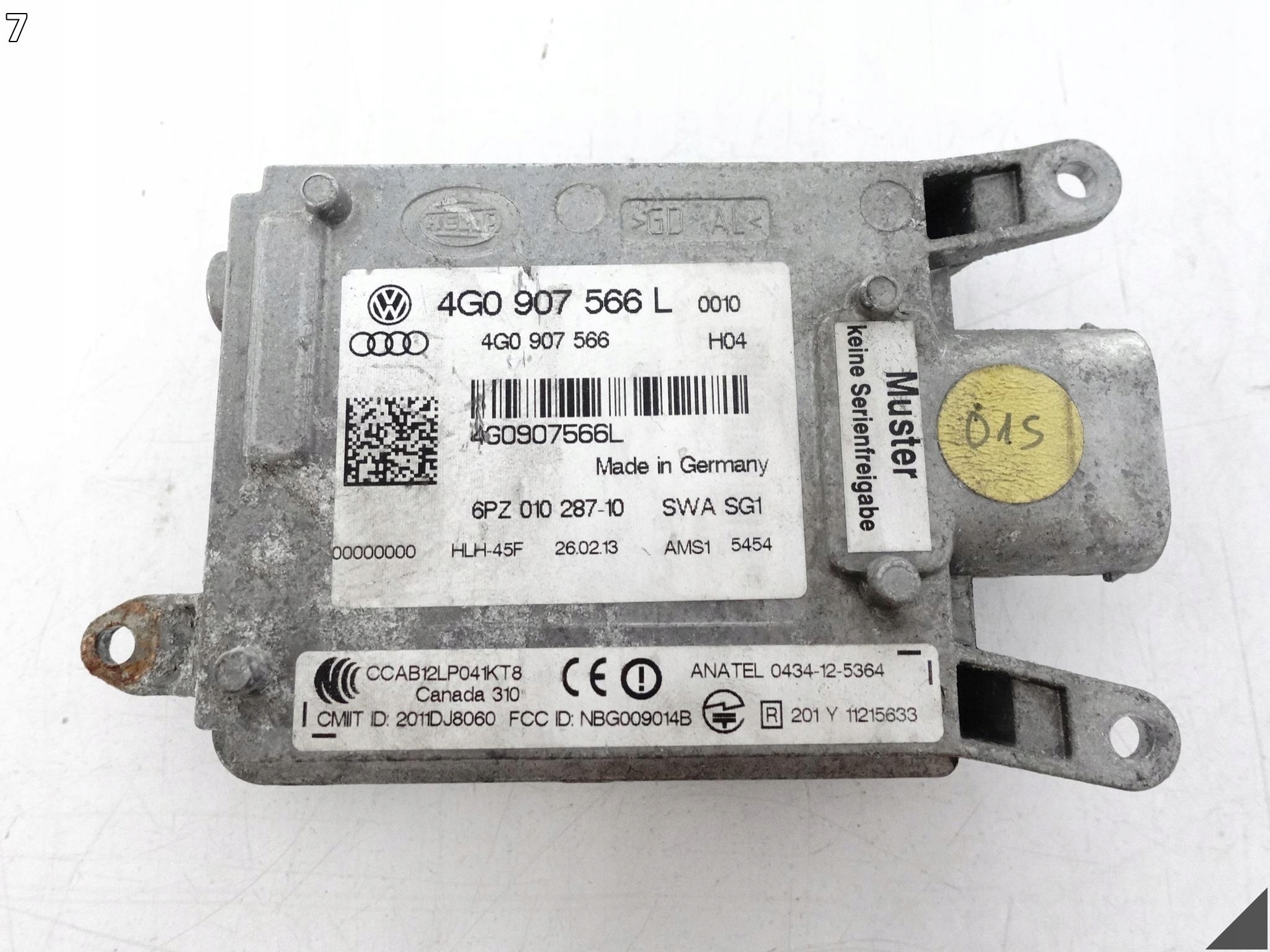 AUDI RS7 4G8 C7 13-18 RADAR sensor SENSOR MARTWEGO POLA W bumper rear part left