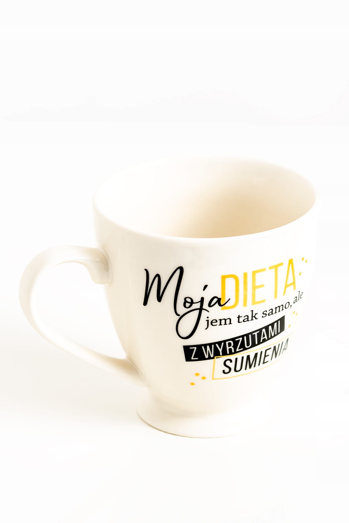 SMIESZNY KUBEK FILIZANKA Z TEKSTEM ceramika 300 ml EAN (GTIN) 5908276495214