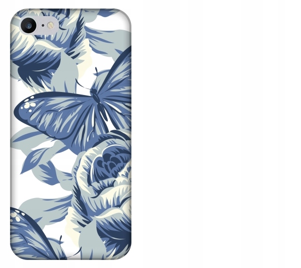 

Etui pokrowiec iPhone 7 Floral kwiaty motyl