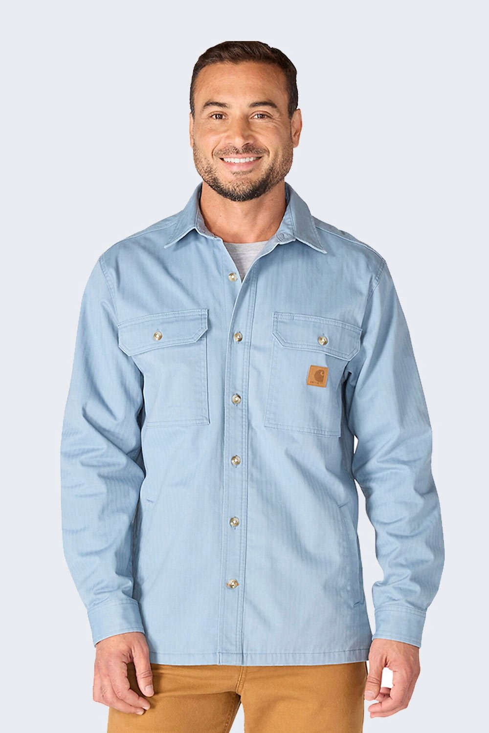 Carhartt Košile Newcastle Jac Rolling Thunder L Rugged Flex Herringbone