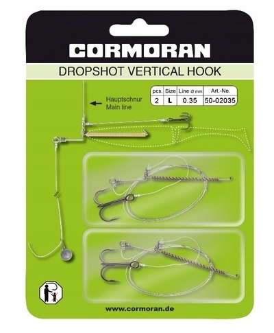 Cormoran system drop-shot do połowu wertykalnego L 2szt/op