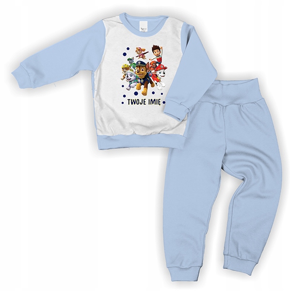 

Piżama Długi Rękaw Blue roz 104 Psi Patrol 12 Imię
