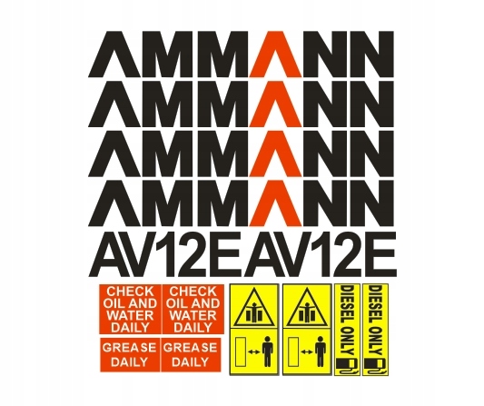 Samolepky Ammann AV12E