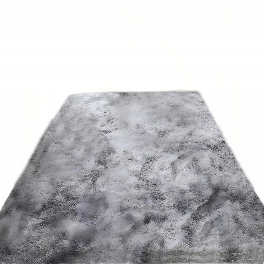 Koberec 180 x 300 cm, materiál Bcf, luxusní verze, měkký, šedá barva