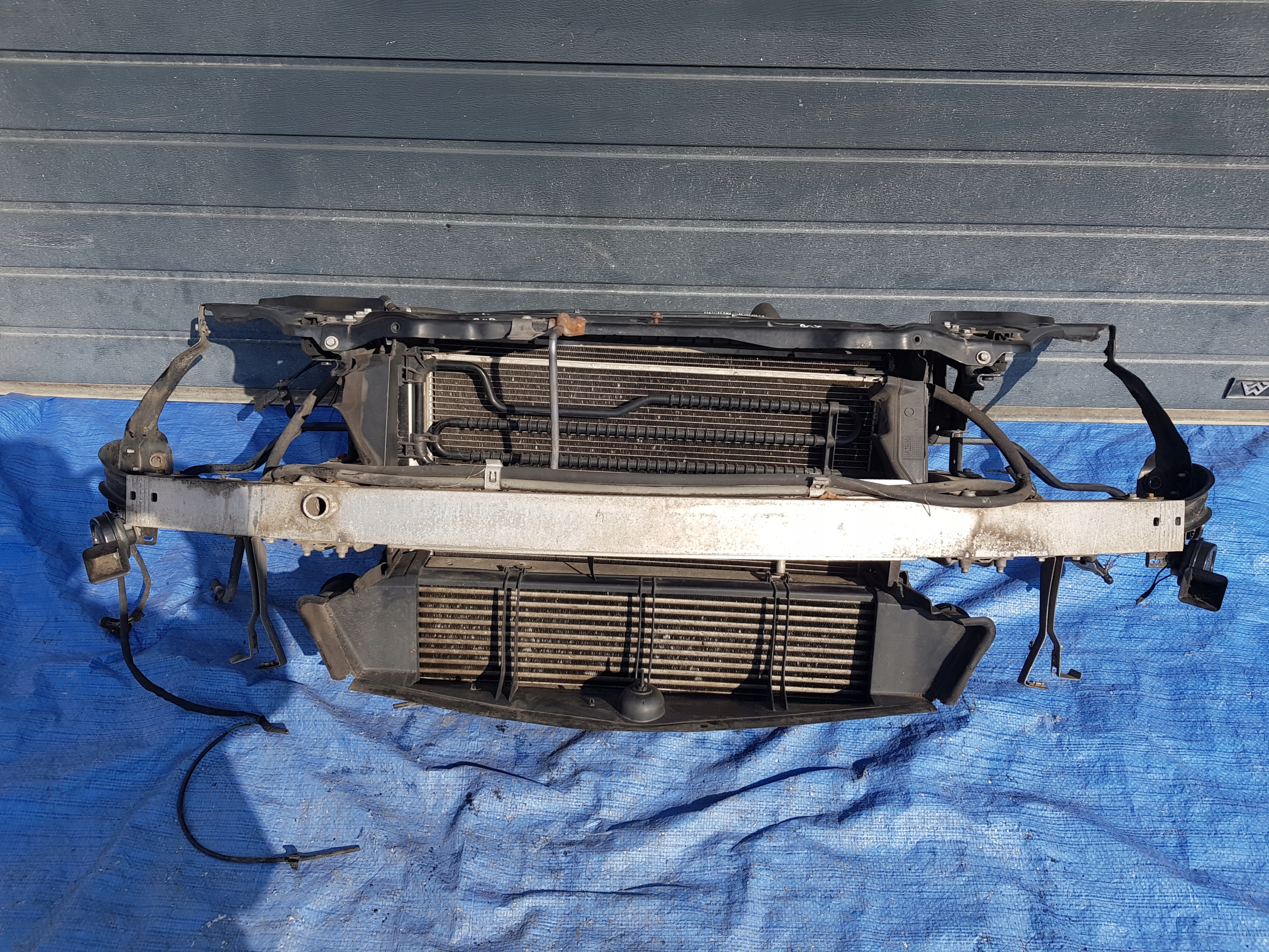 support panel for radiators radiator MERCEDES W207 2.2 CDI MANUAL