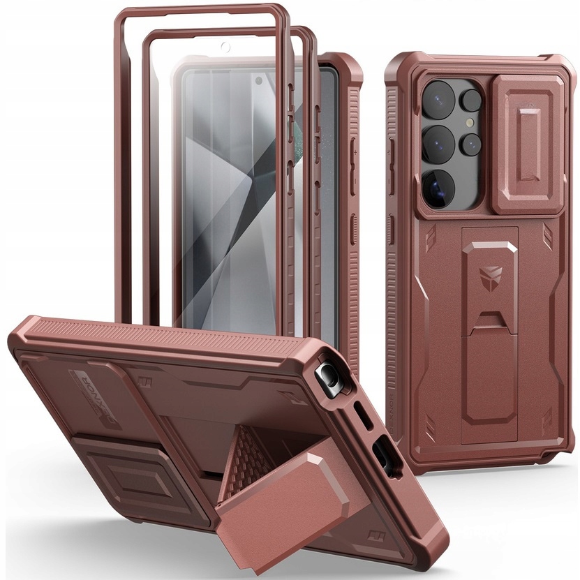 Dexnor Pancéřové Pouzdro Chránící Displej A Fotoaparát Kryt Pro Galaxy S25 Ultra