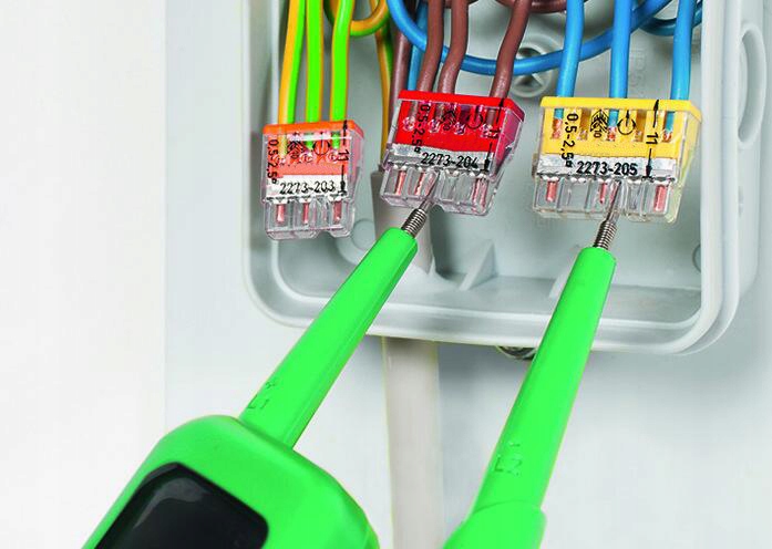 10x SZYBKOZŁĄCZKA KOSTKA ZŁĄCZKA NA DRUT 2x2,5mm Przekrój żyły 0.5-2.5 mm²