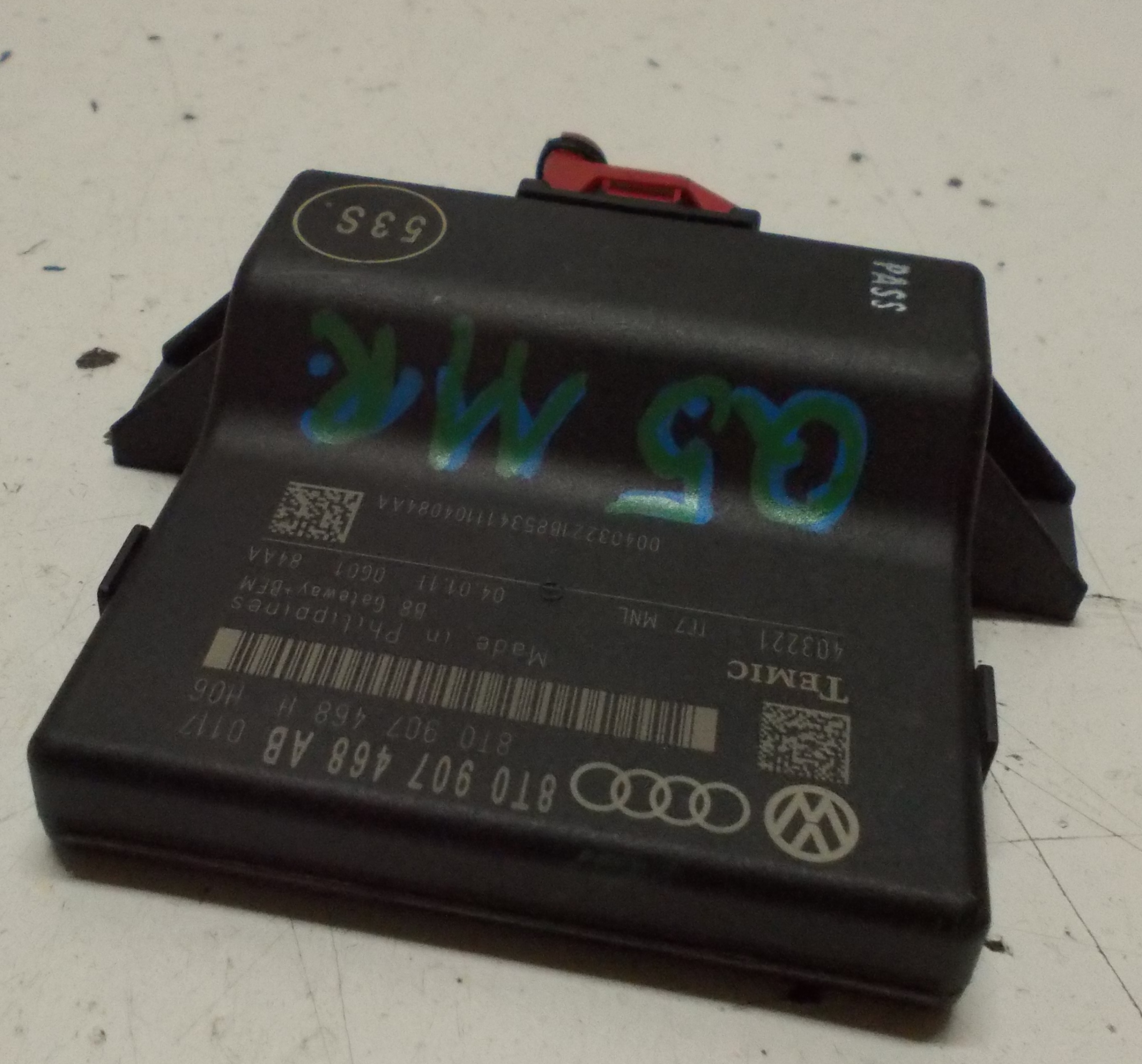 AUDI Q5 2.0 TDI 11R module control unit GATEWAY 8T0907468AB