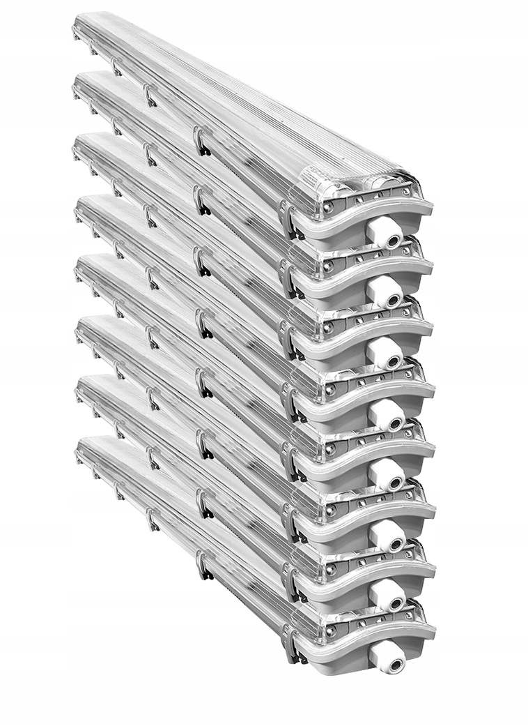 8 x Hermetická Väzba 120 cm Led žiarivky