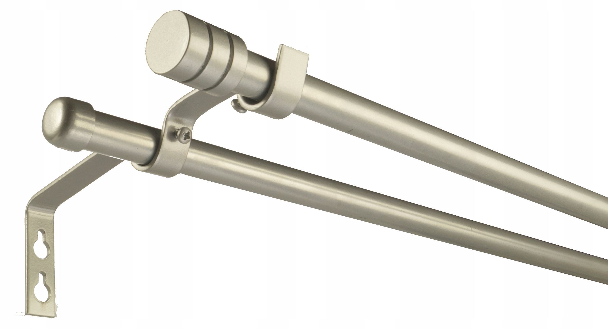 

Karnisz Pro metal fi16 podwójny 360 cm bez kółek