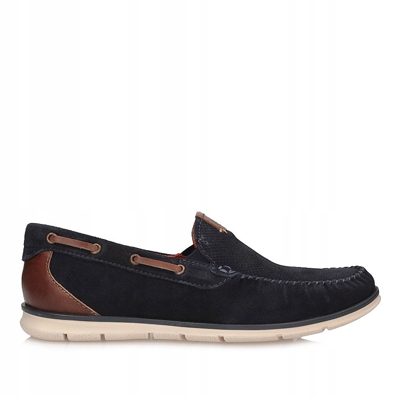 Elegantní modré pánské polobotky Bugatti 321-ARU61-1400