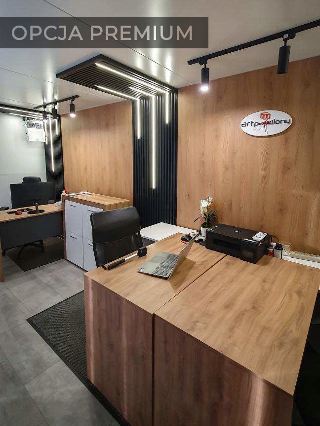 Kontener MIESZKALNY BIUROWY USŁUGOWY MODUŁOWY HANDLOWY Wysokość 2.4 m