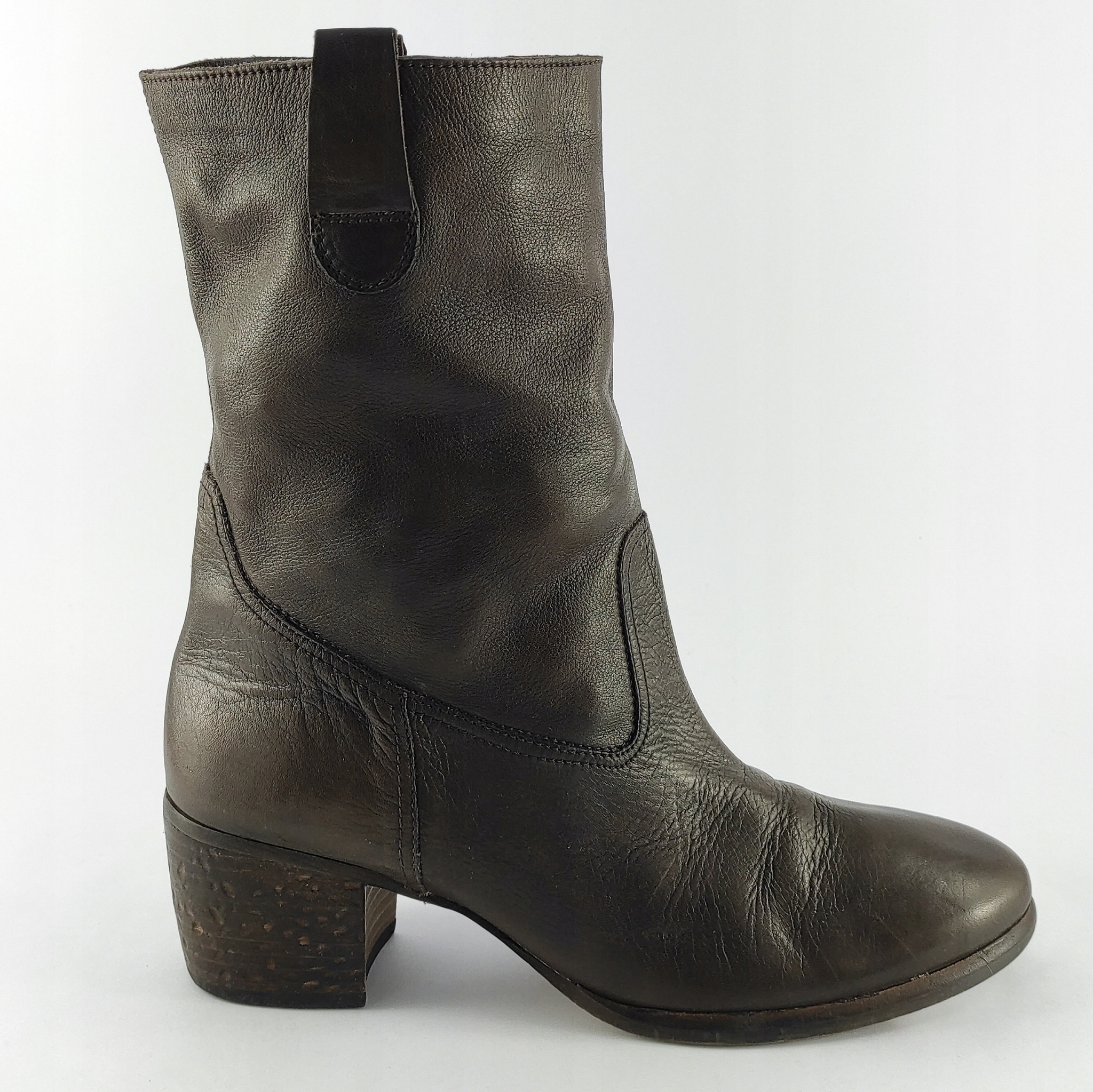 M19376 LA7 SKÓRZANE BRĄZOWE BOTKI LIEBESKIND 40