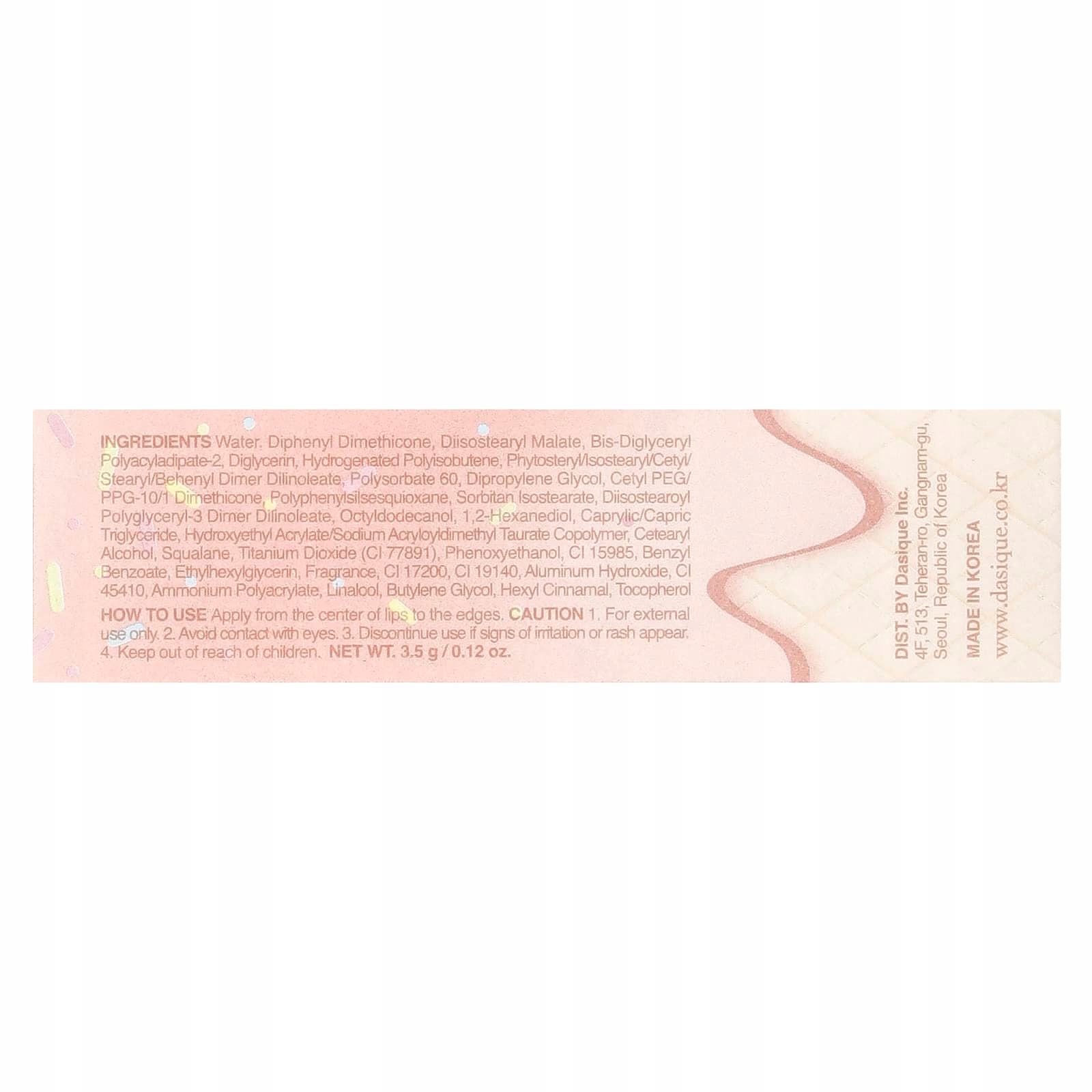 Dasique Juicy Dewy Tint #08 Papaya Milk 3.5 g - koralowy tint do ust — 4