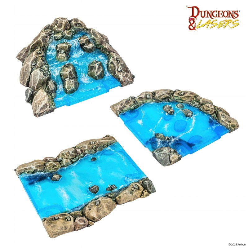 Modular river - Rzeki Dungeons & Lasers Stan opakowania oryginalne